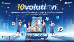 Rayakan #10TahunOlsera di IG atau TikTok, Menangkan Hadiah Rp5Juta!