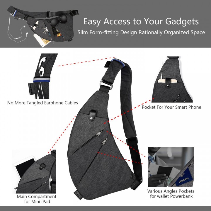 slim chest bag