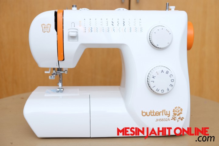 Mesin Jahit Onlinecom Mesin Jahit Portable Butterfly Jh5832a