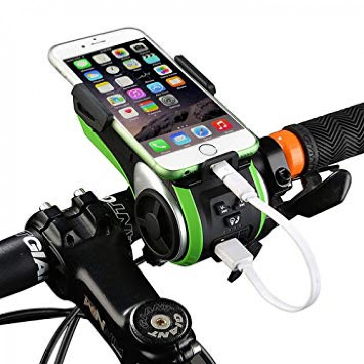 Tokuniku ROCKBROS Bicycle Phone Holder Bike Light Bluetooth Audio