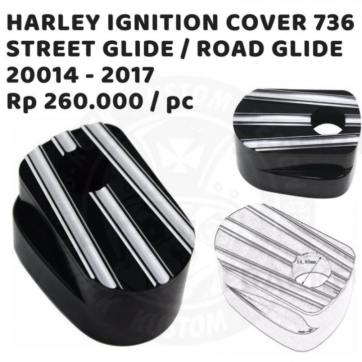 Budung Cycles Harley ignition cover 736 streetglide roadglide