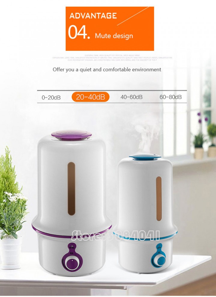 Tokuniku X12 Large Capacity Air Humidifier Purified Version LED Night 3L