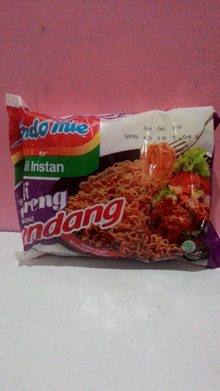 Gambar Indomie Rasa Rendang - Gambar Hitam HD