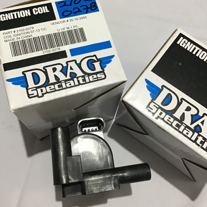 Budung Cycles SINGLE FIRE IGNITION COIL FOR HARLEY DYNA SOFTAIL 2007