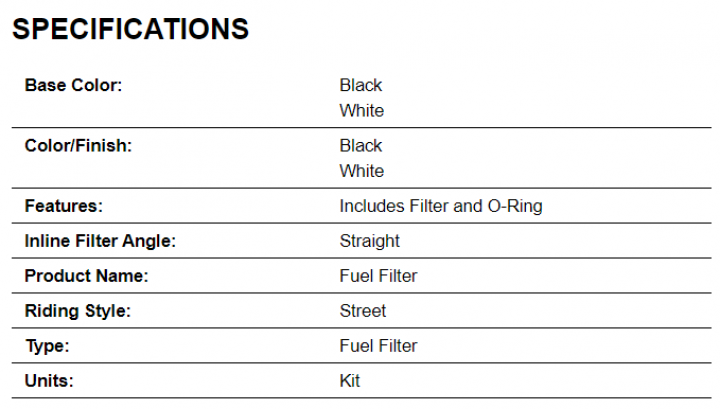 Drag Specialties Fuel Filter Kit 0707-0012 Fatboy Lowrider Electra Glide Drag Specialties Fuel Filter Kit 0707-0012 Fatboy Lowrider Electra Glide