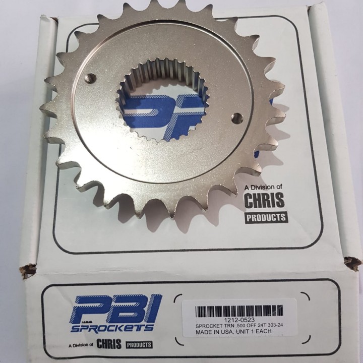 Jack 13 motor PBI USA SPROCKETS OFFSET TRANSMISSION SPROCKET 530, TOOTH 24 OFFSET 0.5 INCH FOR