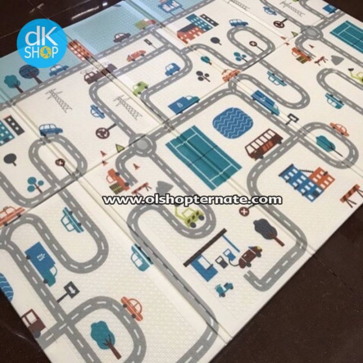 Dkshop Karpet Bermain Anak Playmat Double Pad
