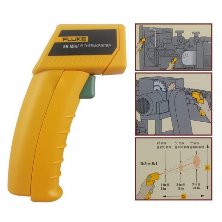 Tokuniku FLUKE 59 MINI Handheld NonContact Infrared Digital