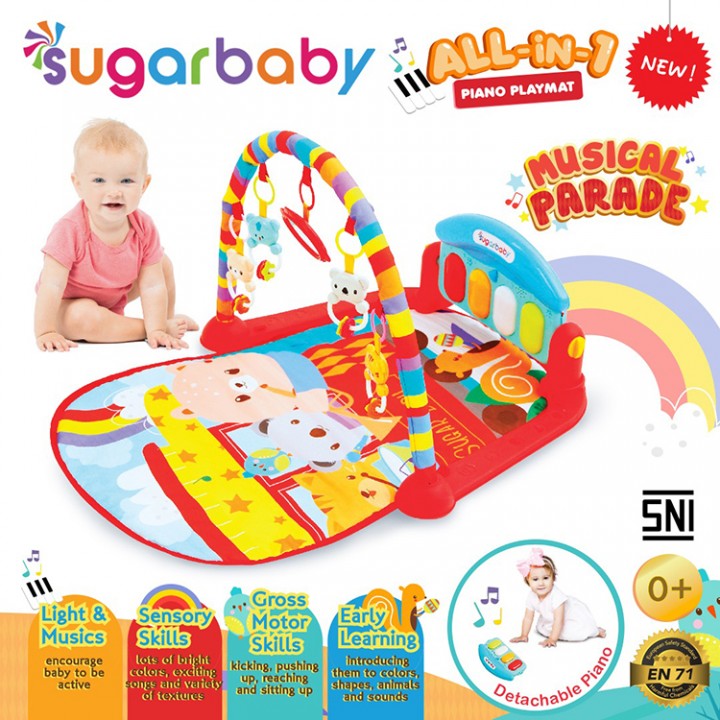 Anakkin Baby Store Sugar Baby Piano Playmat / Alas Main Bayi