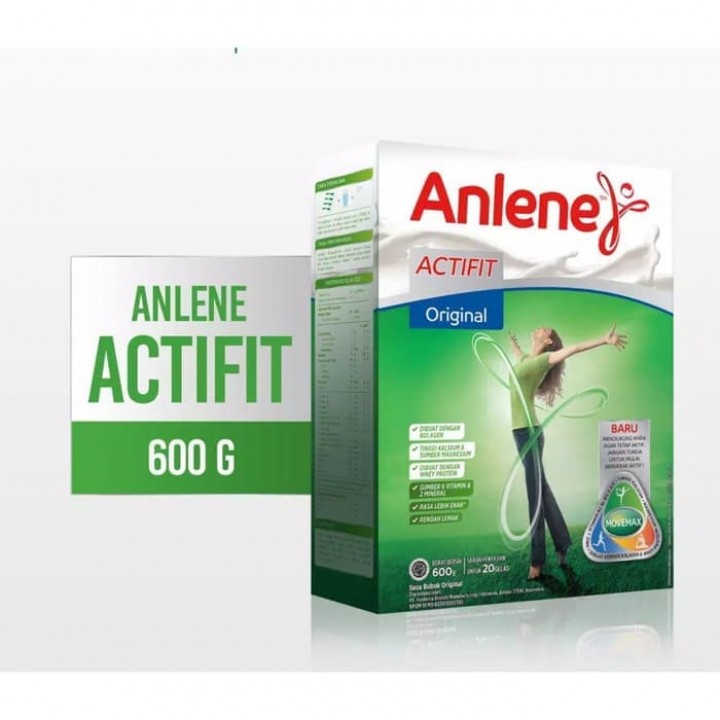 Anlene actifit 600g*12 plain (9415007006329)