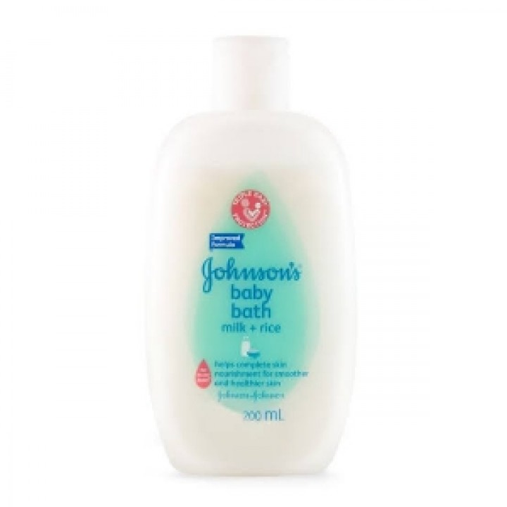 Mekar Mart JOHNSON HAIR BODY BATH 200ML/RICE+MILK