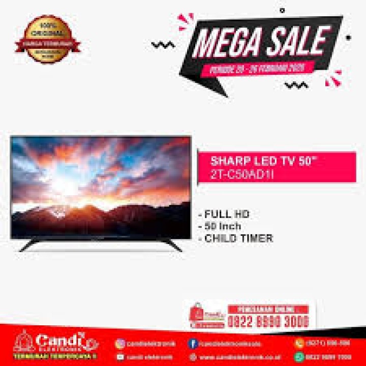 Toko Solopos TV LED 50 INCH SHARP 2TC50AD1I