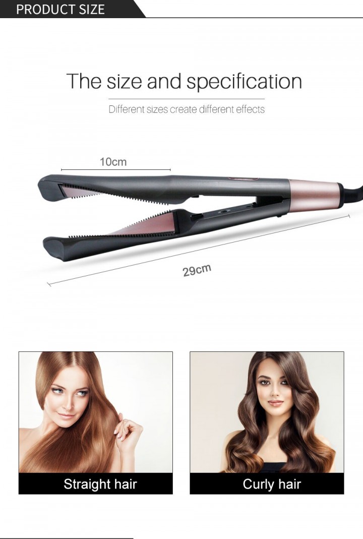 TOKO SINYO Hair Curler and Straightener Confidence Iron 2 in 1