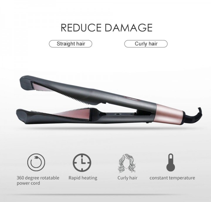 TOKO SINYO Hair Curler and Straightener Confidence Iron 2 in 1
