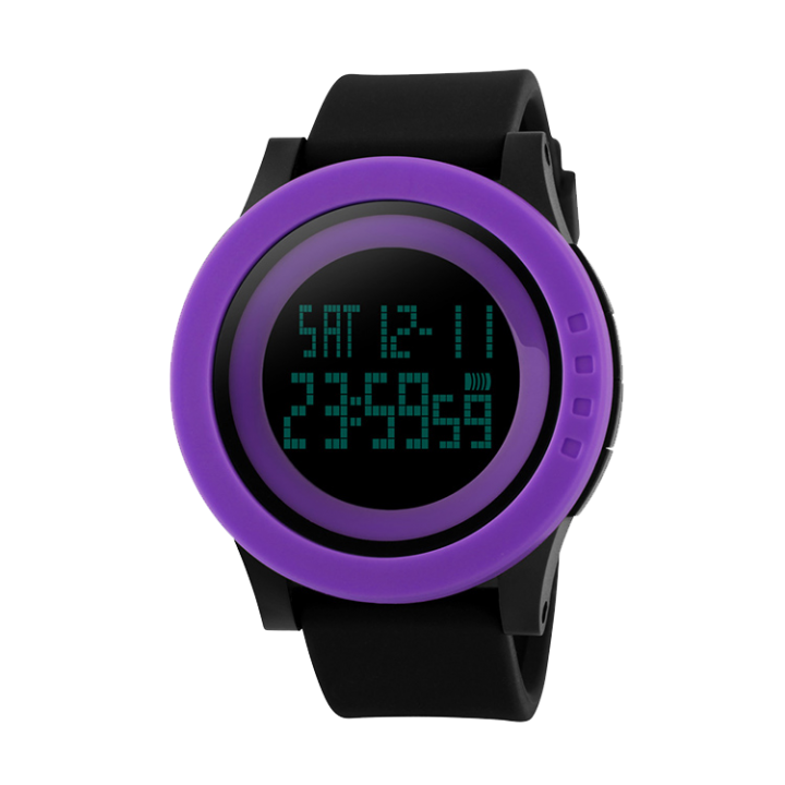SKMEI OFFICIAL STORE - Jam Tangan Wanita Digital SKMEI 1193 BK/PURPLE