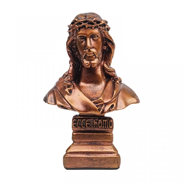www.yeraya.com - Patung Kepala Yesus Mahkota Duri Ecce Homo / Tembaga