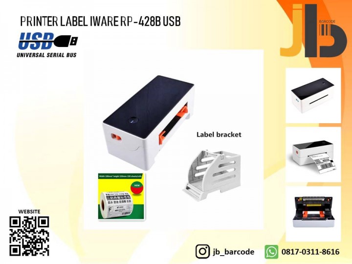 JB Barcode PRINTER LABEL IWARE 428U