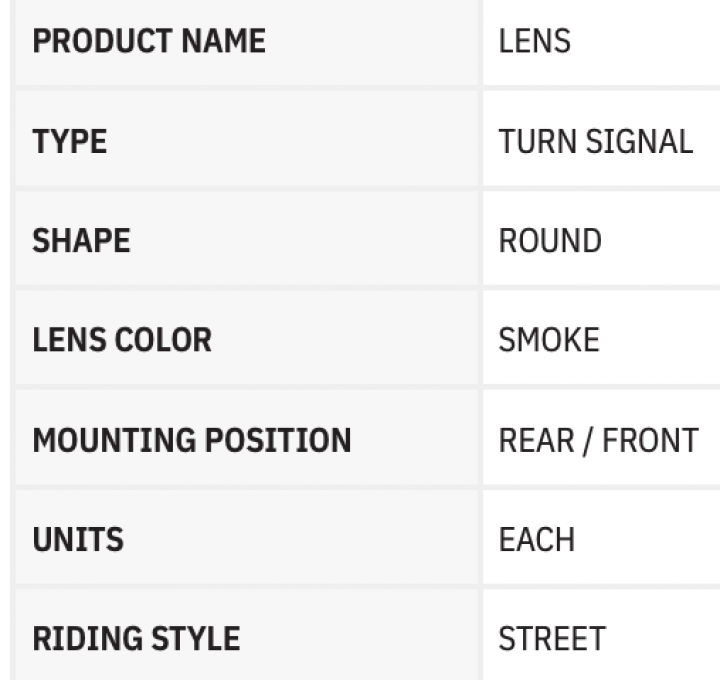 Drag SpecialtiesTurn Signal Lens SMOKE Harley Davidson 2000-2020 TOURING SOFTAIL