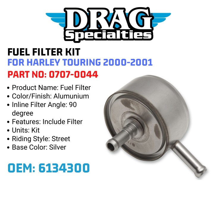 Drag Specialties OEM Fuel Filter 00-01 Harley Davidson Touring FLHTCI FLHTCUI Drag Specialties OEM Fuel Filter 00-01 Harley Davidson Touring FLHTCI FLHTCUI