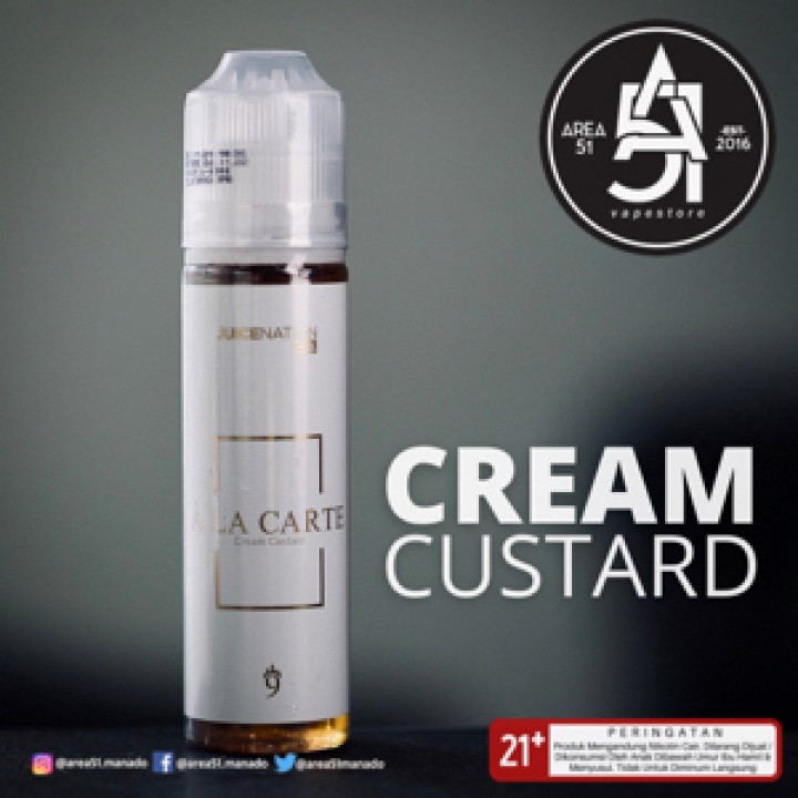 Area51 Katamso ALA CARTE MASTERPIECE PUTIH (CREAM CUSTARD) 60ML