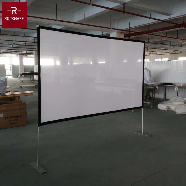 Tokuniku ROCKWARE Stand Projector Screen 120inch Layar Proyektor