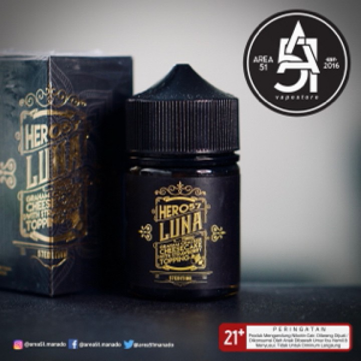 Area51 Vapestore Manado 57EDITION LUNA STRAWBERRY CHEESECAKE