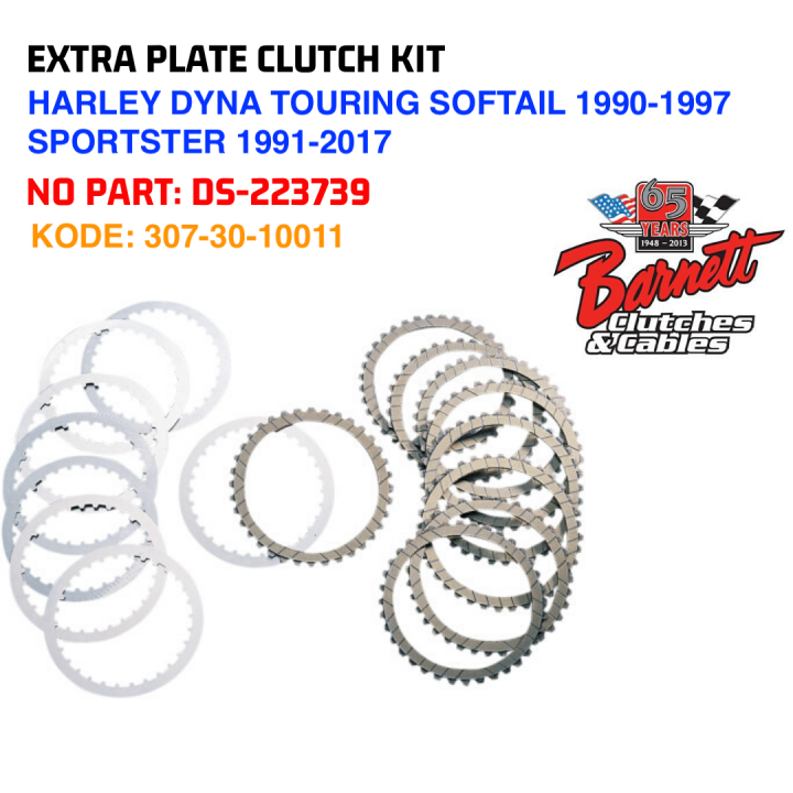 Jack 13 motor EXTRA PLATE CLUTCH KIT HARLEY DYNA TOURING