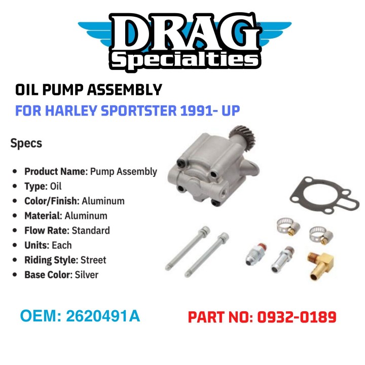Jack 13 motor DRAG SPECIALTIES OIL PUMP ASSEMBLY FOR HARLEY SPORTSTER