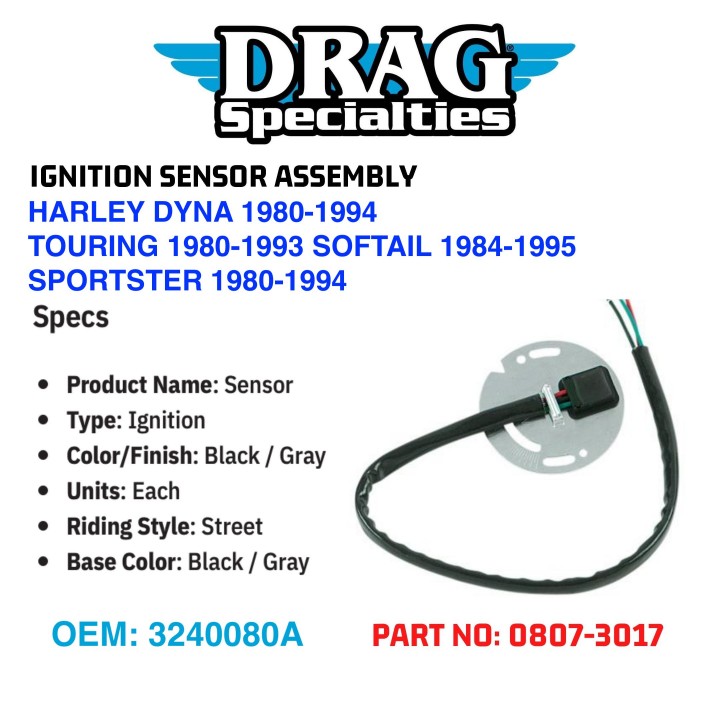 SSUR パンチングポップ Budung Cycles - IGNITION SENSOR ASSEMBLY HARLEY DYNA 1980