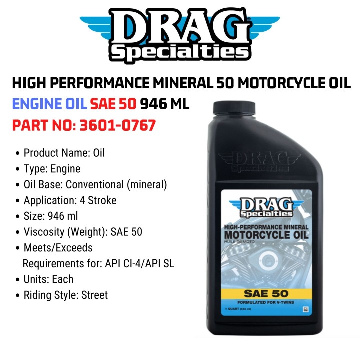 Drag Specialties ショベル オイル SAE50 3本セット Drag Specialties ショベル オイル SAE50 3本セット - メルカリ