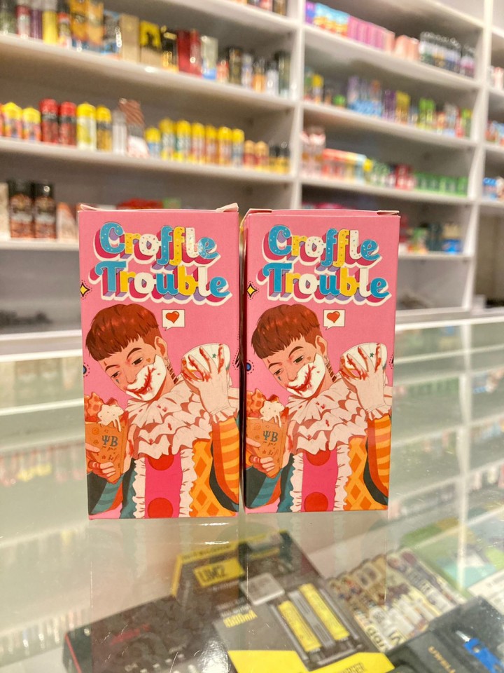 Wahyu Vape LIQUID CROFFLE TROUBLE BY REZA ARAP 60ML 3 6MG