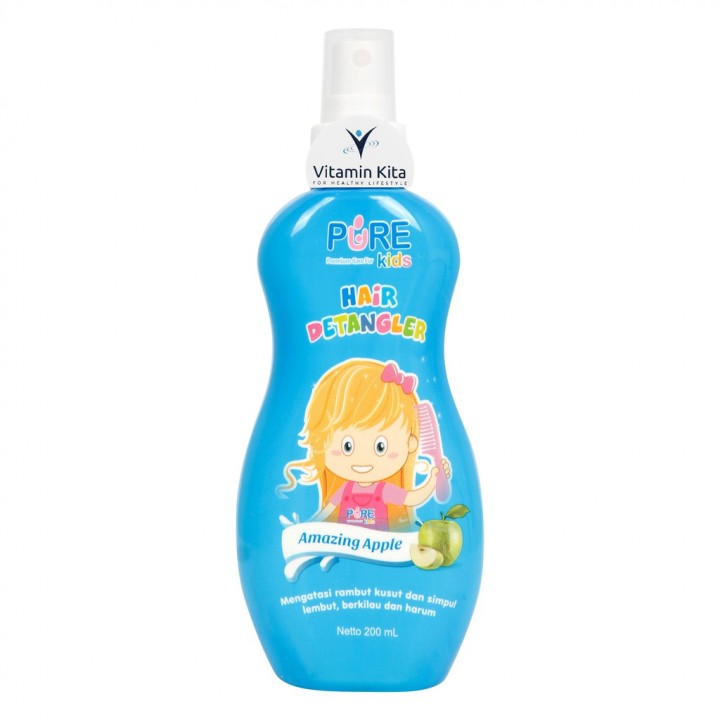 Mekar Mart PURE KIDS HAIR DETANGLER 200ML/APPLE