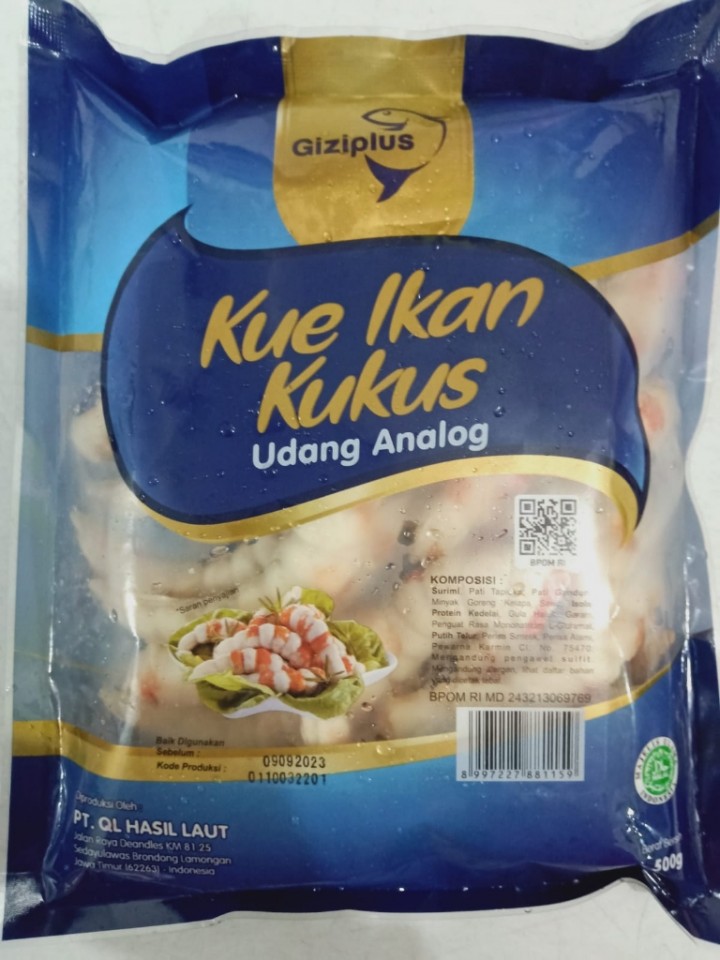 Frozzie Frozen Food Giziplus Udang Analog 500 gr