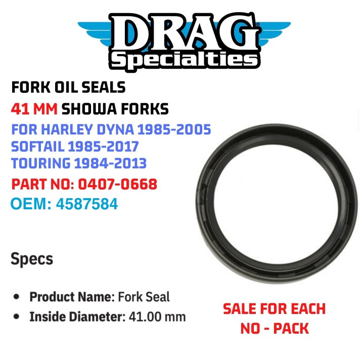 Budung Cycles FORK OIL SEALS OR DUST SEALS 41 MM SHOWA FORKS FOR