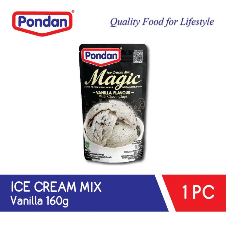 Mekar Mart PONDAN ICE CREAM MAGIC 160G/VANILA