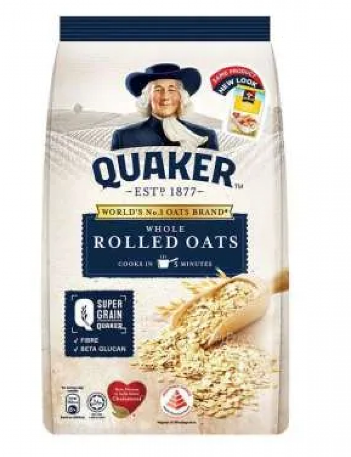 Mekar Mart QUAKER ROLLED OATS 800G/INSTANT OATMEAL BIRU*12