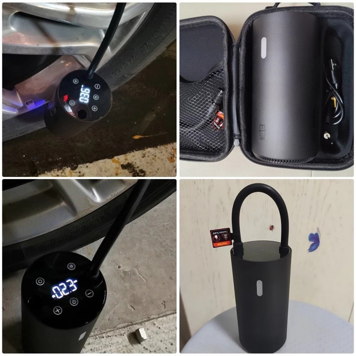 Tokuniku MOJIETU Cordless Speed Air Pump Kompressor Angin Portabel