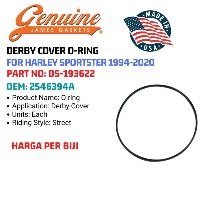 Jack 13 motor GENUINE JAMES GASKETS DERBY COVER ORING FOR HARLEY