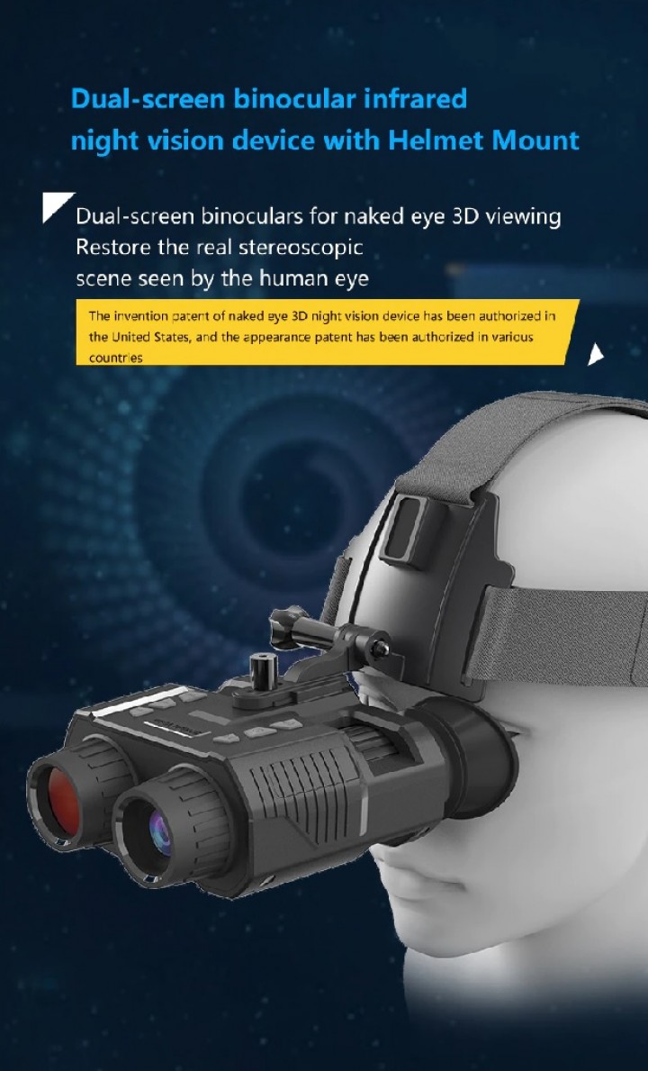 Tokuniku NV8000 3D Night Vision Infrared Binoculars 4x Zoom 1080P