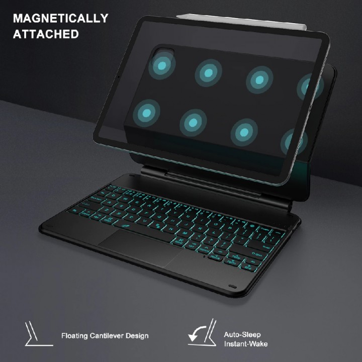 Tokuniku P109 iPad Mini 6 Detachable Bluetooth Mini Keyboard Case