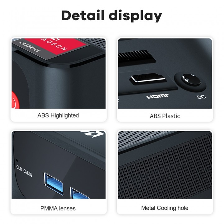 Tokuniku BEELINK SER5 AMD RYZEN 5 5560U MINI PC 16GB DDR4 500GB M.2