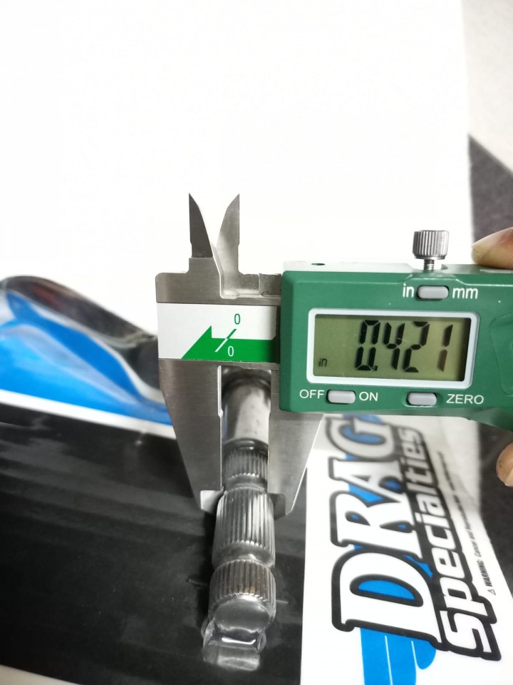 Budung Cycles DRAG SPECIALTIES CHROME SPLINED SHIFTER SHAFT INNER