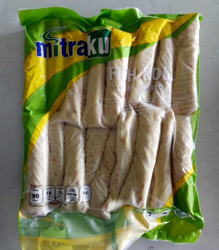 Frozzie Frozen Food Mitraku Fish Roll 500g