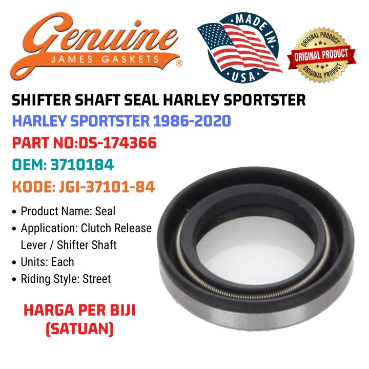 Jack 13 motor SHIFTER SHAFT SEAL HARLEY SPORTSTER FOR HARLEY SPORTSTER 19862020 DS174366 OEM