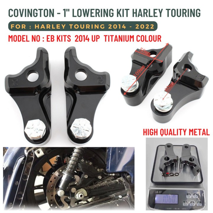 Budung Cycles COVINGTON 1 INCH LOWERING KIT HARLEY TOURING 2014