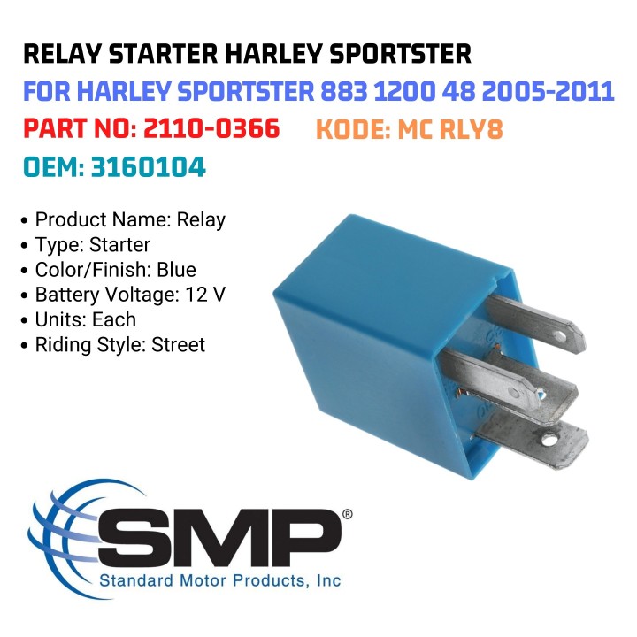 Jack 13 motor RELAY STARTER HARLEY SPORTSTER FOR HARLEY SPORTSTER 883 1200 48 20052011 2110