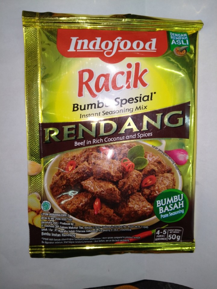 Indofood Racik Rendang ida 1 - indofood racik rendang 45g