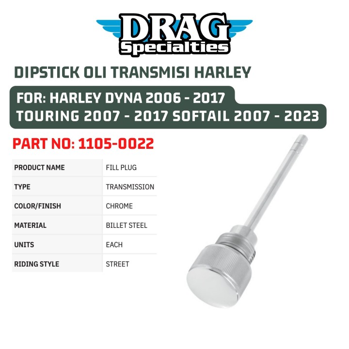 Jack 13 motor DIPSTICK OLI TRANSMISI HARLEY FOR HARLEY DYNA 20062017