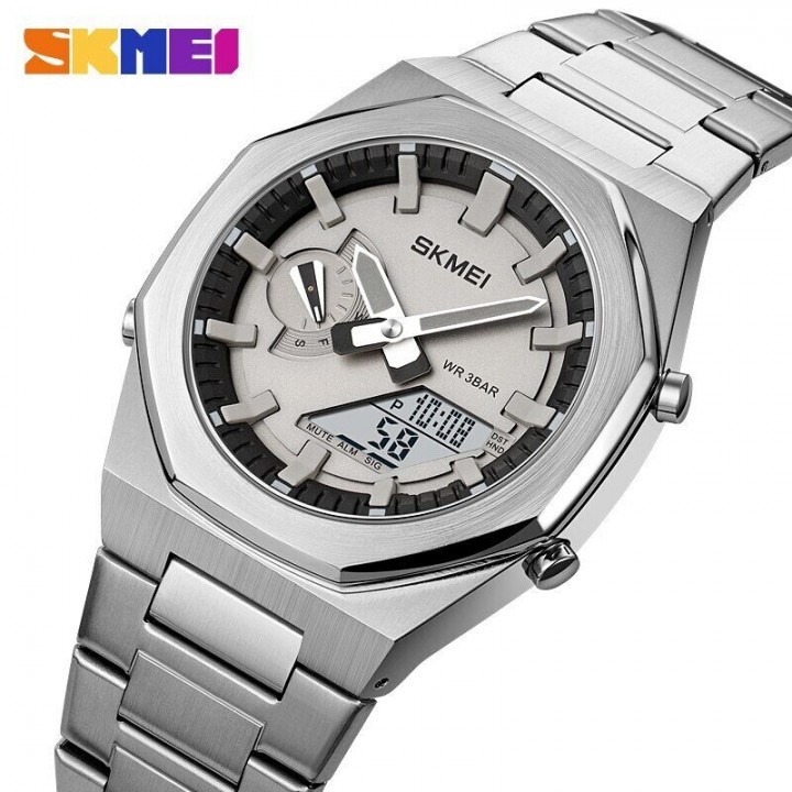 SKMEI OFFICIAL STORE - Jam Tangan Pria Analog Digital SKMEI 1816 Silver ...