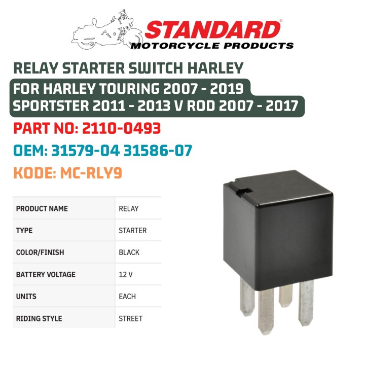 Indian Relay Starter Motors Relays For 2005 For Harley-Davidson